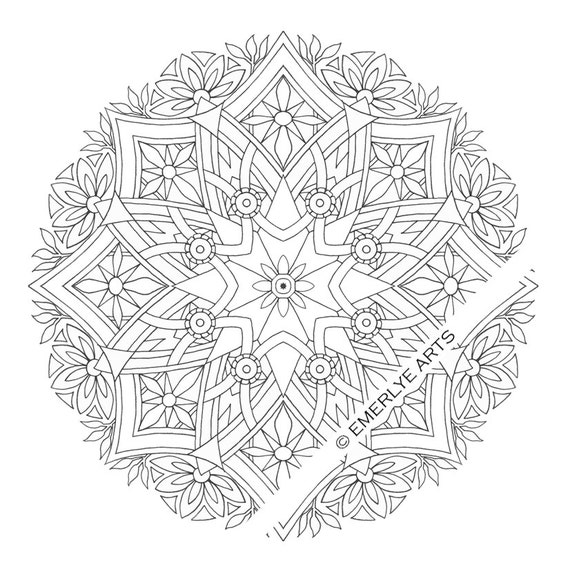 radial design coloring pages - photo #48
