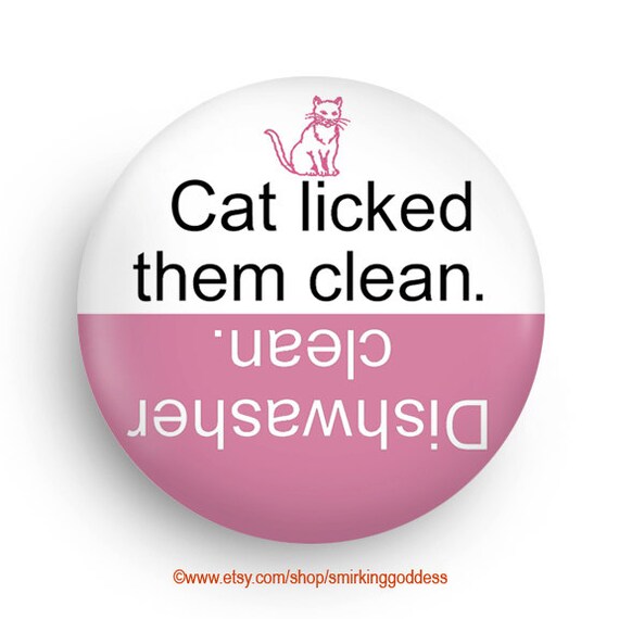 Clean Dirty Dishwasher funny for Owner Cat