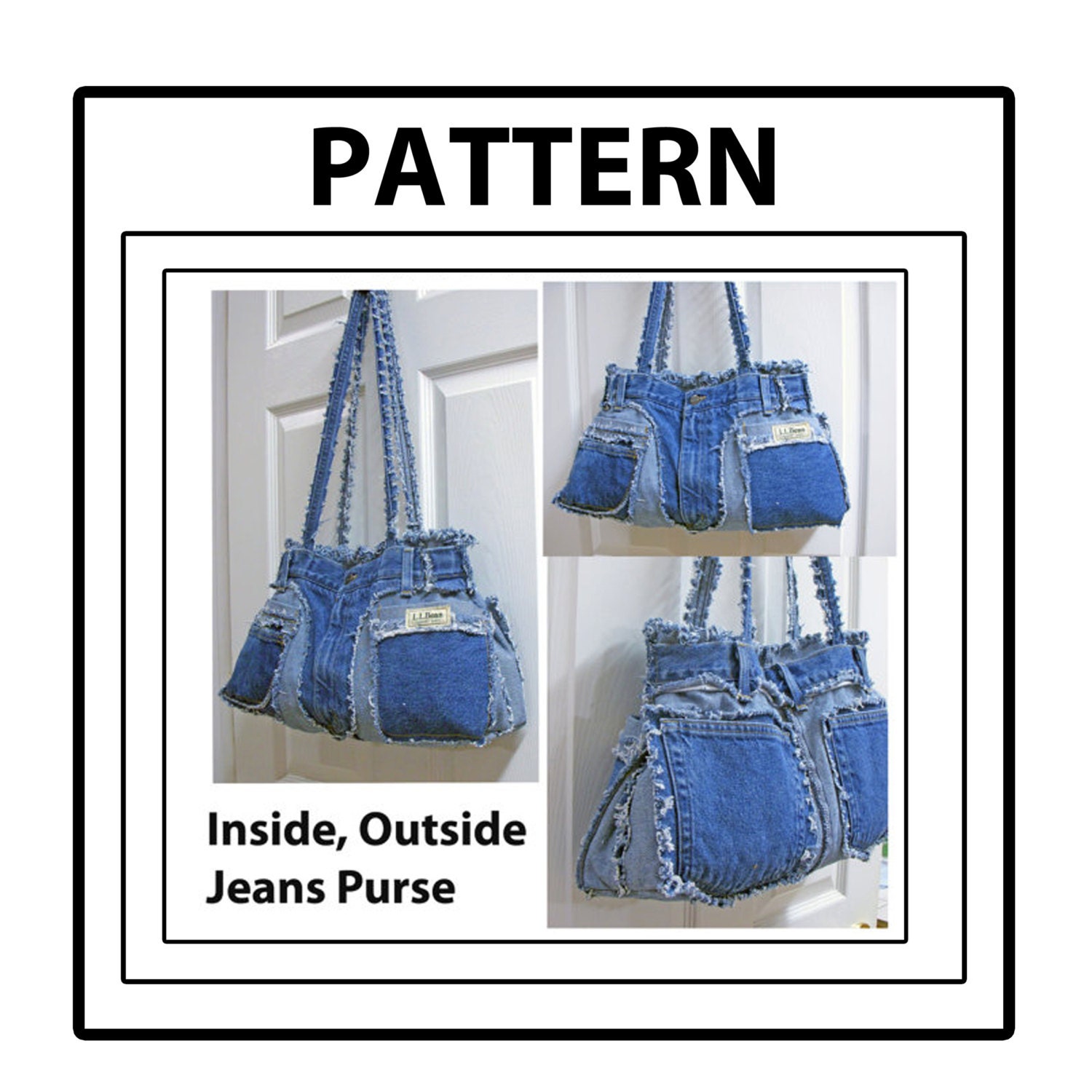 Inside Outside Jean Purse Pattern