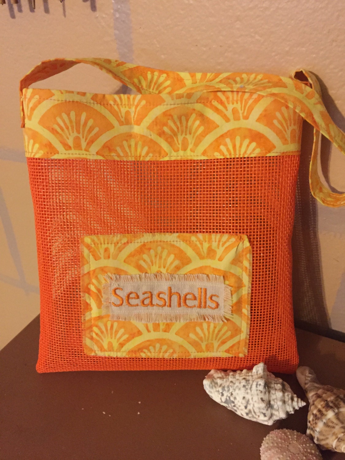 USA Made Seashell Collecting Mesh Bag