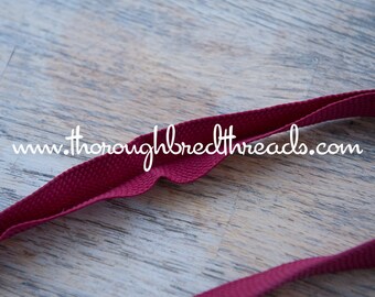 Burgundy Bias Trim  - 3 yards Vintage Trim New Old Stock 60s 70s Edging