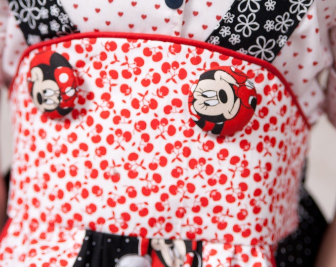 Minnie Mouse Dress - Toddler Girl Clothes - Little Girl Outfit - Minnie Mouse Birthday - Boutique Girl Outfit - sizes 2T to 10 years