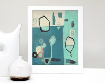 Abstract Art, Mid Century Modern Art Print, Modern Abstract Art, Contemporary Art
