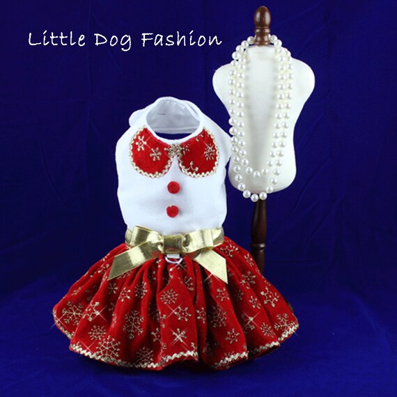 Dog Dress Harness Dog Dress Christmas Dog Dress Fancy dog