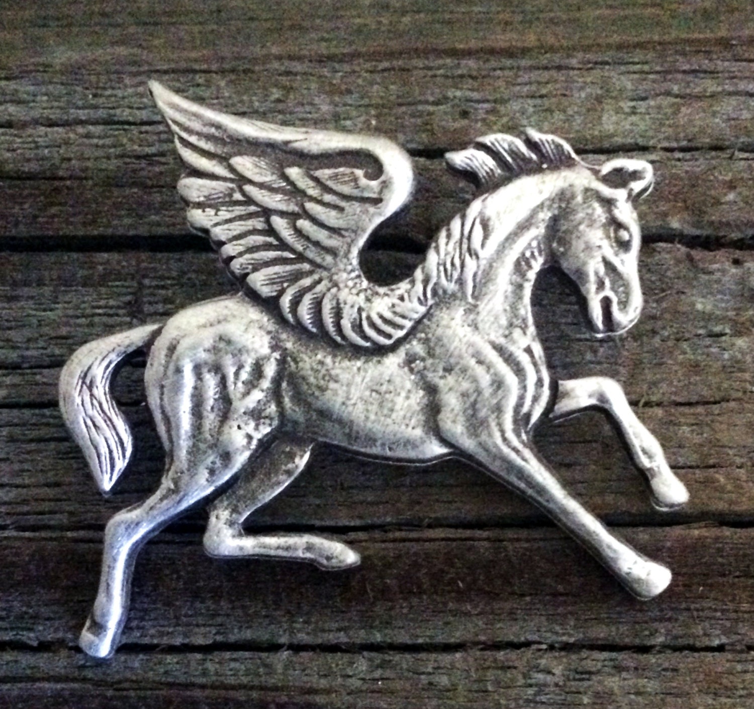 Pegasus Pewter Pin
