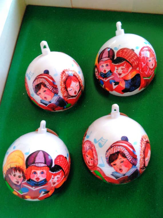 Unbreakable Christmas Ball Ornaments Bradford Singing