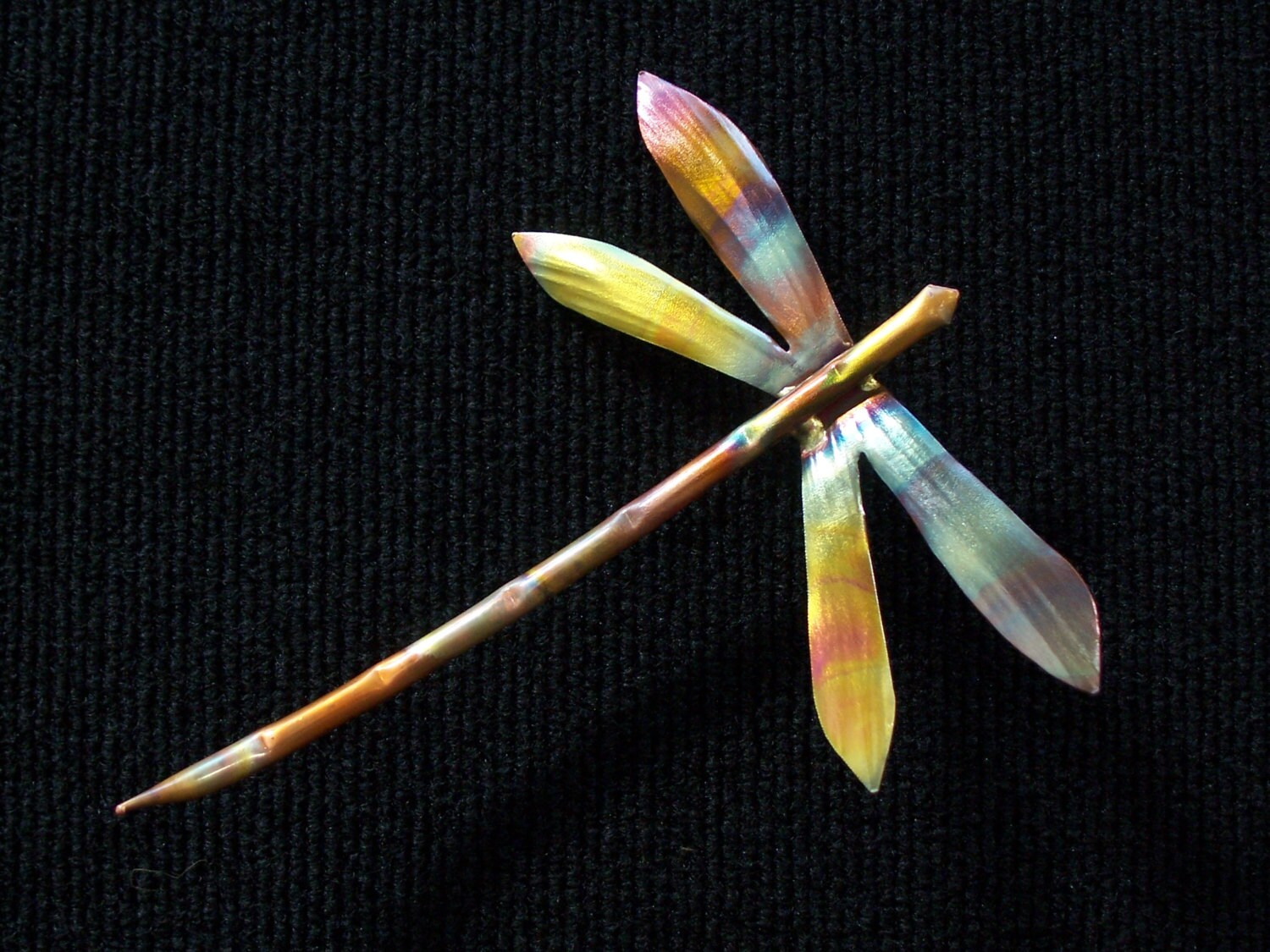 Sculpture copper sculpture dragonfly dragonfly sculpture