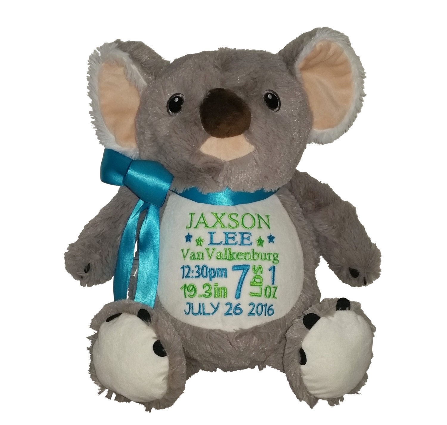 personalised koala bear