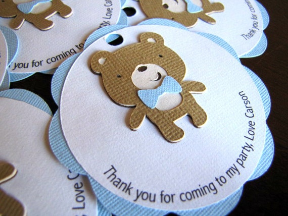 teddy bear party favor tags teddy bear gift tags bear baby