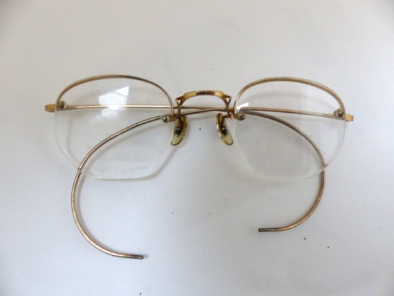 Antique 1920s Eyeglasses // 20s 30s Rare Vintage Frames