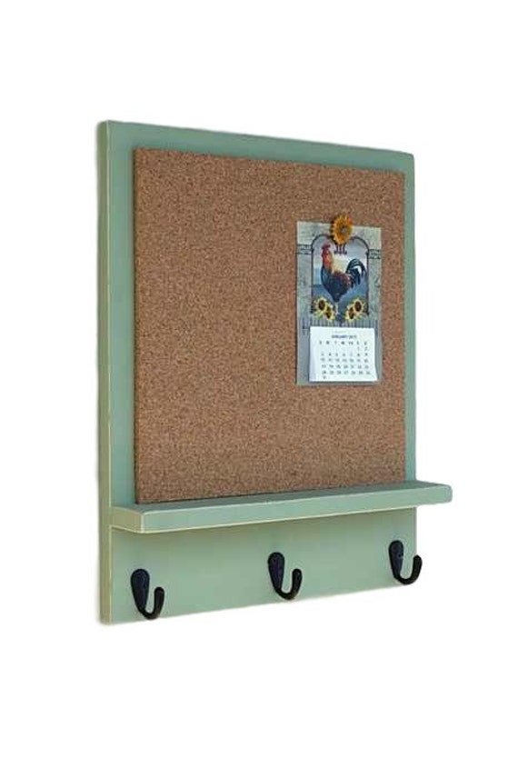 Cork Board Bulletin Board Message Board Key Hooks Key