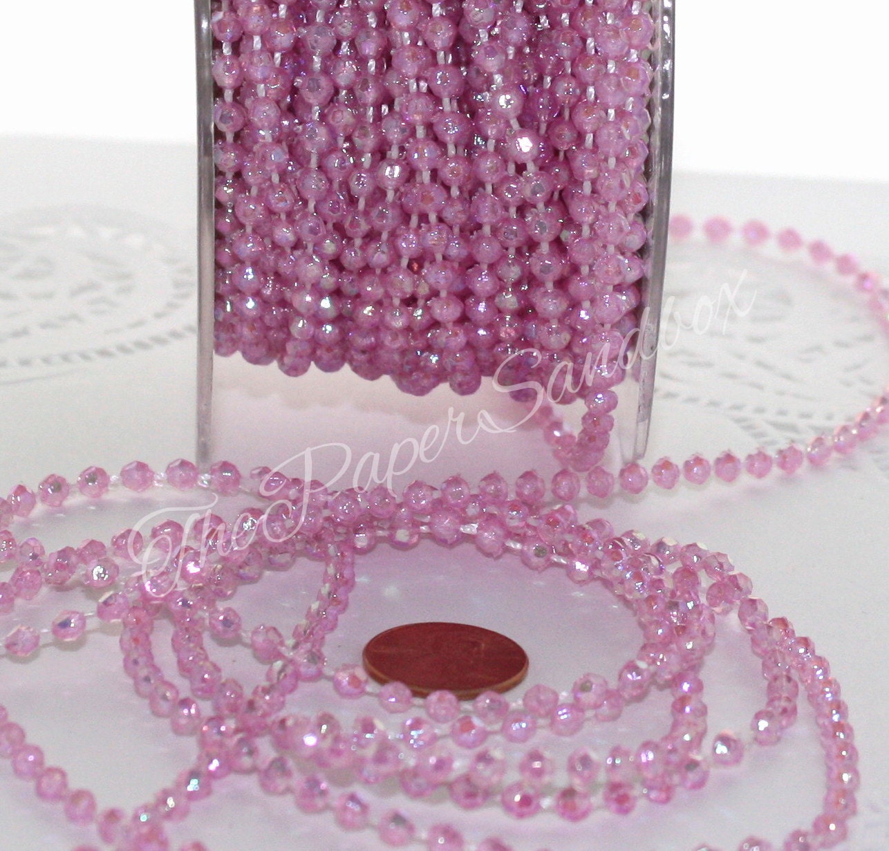 Teal String Beads Beads by the yard Jewelry by ThePaperSandbox