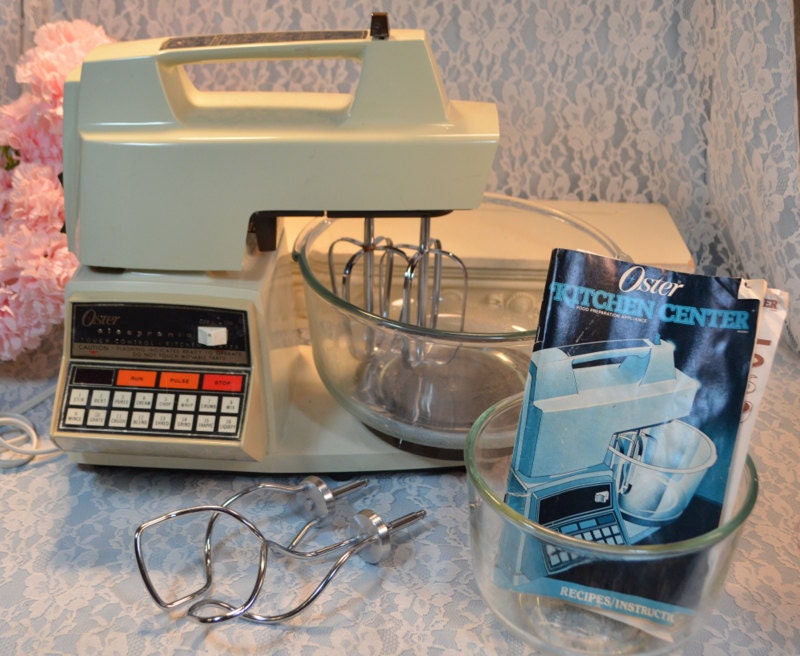 Vintage Oster Mixer Electronic Touch Control Kitchen Center