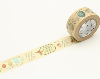 Bird egg MT ex Washi tape masking tape, 1 roll washi tape 21mm x 10M