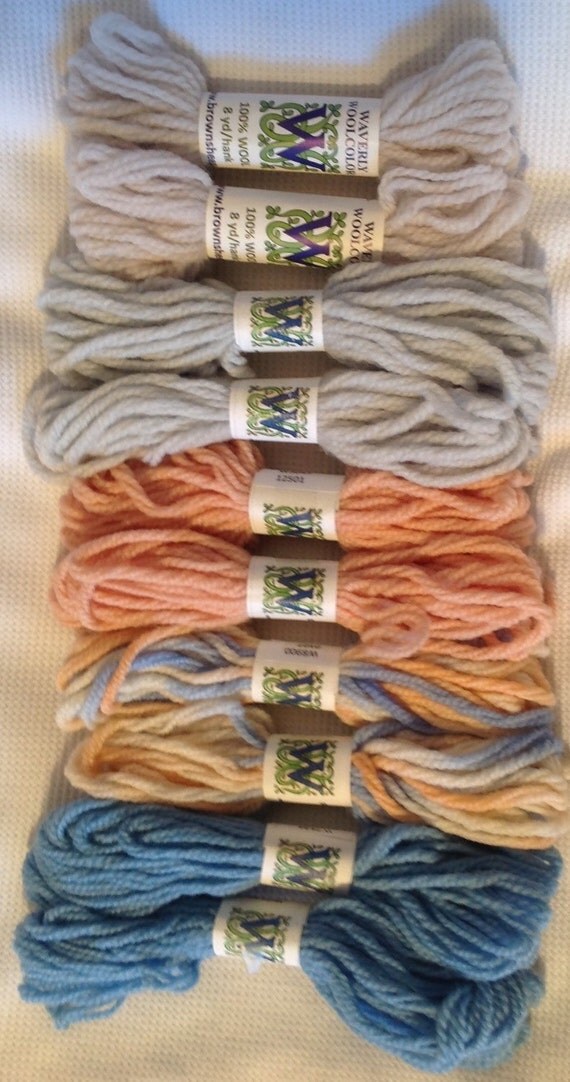 Waverly Wool Colors 3 Ply Needlepoint Yarn 8yd/hank W9