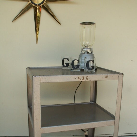 Items similar to Vintage Overhead Projector Metal Cart on Etsy