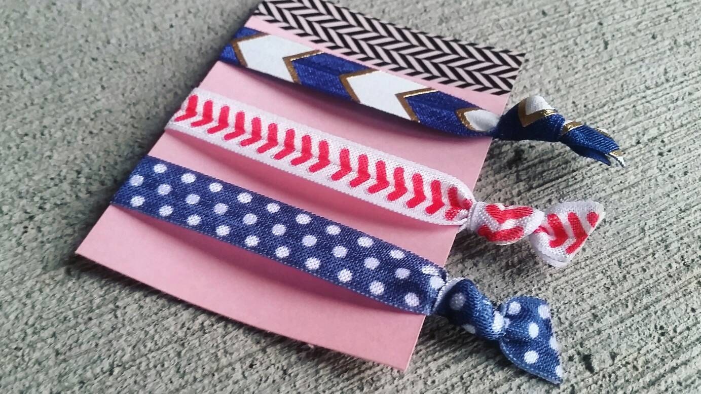 The Hair Ties. Yoga Bands FOE Style. Set by ButterBeansChicPeas