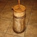 Antique Staved Wooden Country Butter Churn with Wooden Bands; Old Primitive Churner, Rustic, Naive, 19th Century