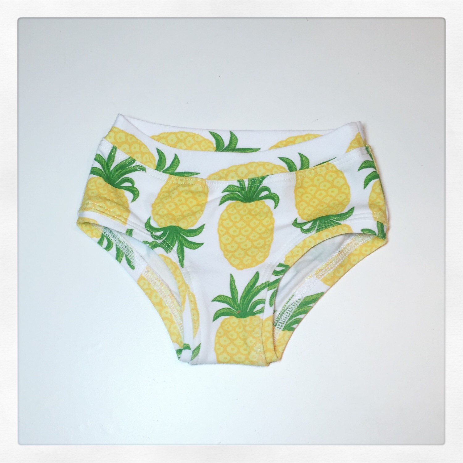 Toddler tropical pineapple underwear panties by juliafayedavison