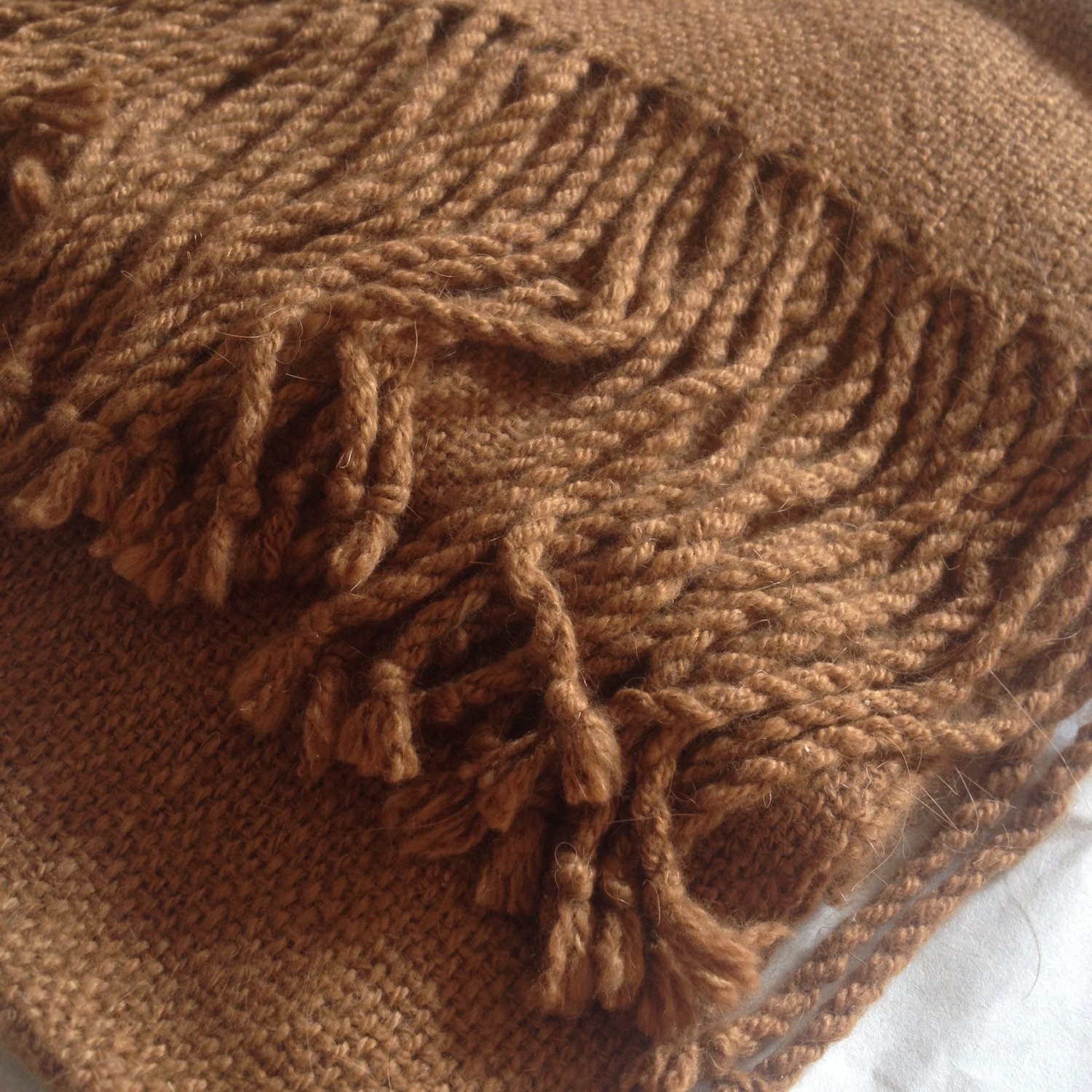 Handmade Vicuna Scarf by deorigenchile on Etsy