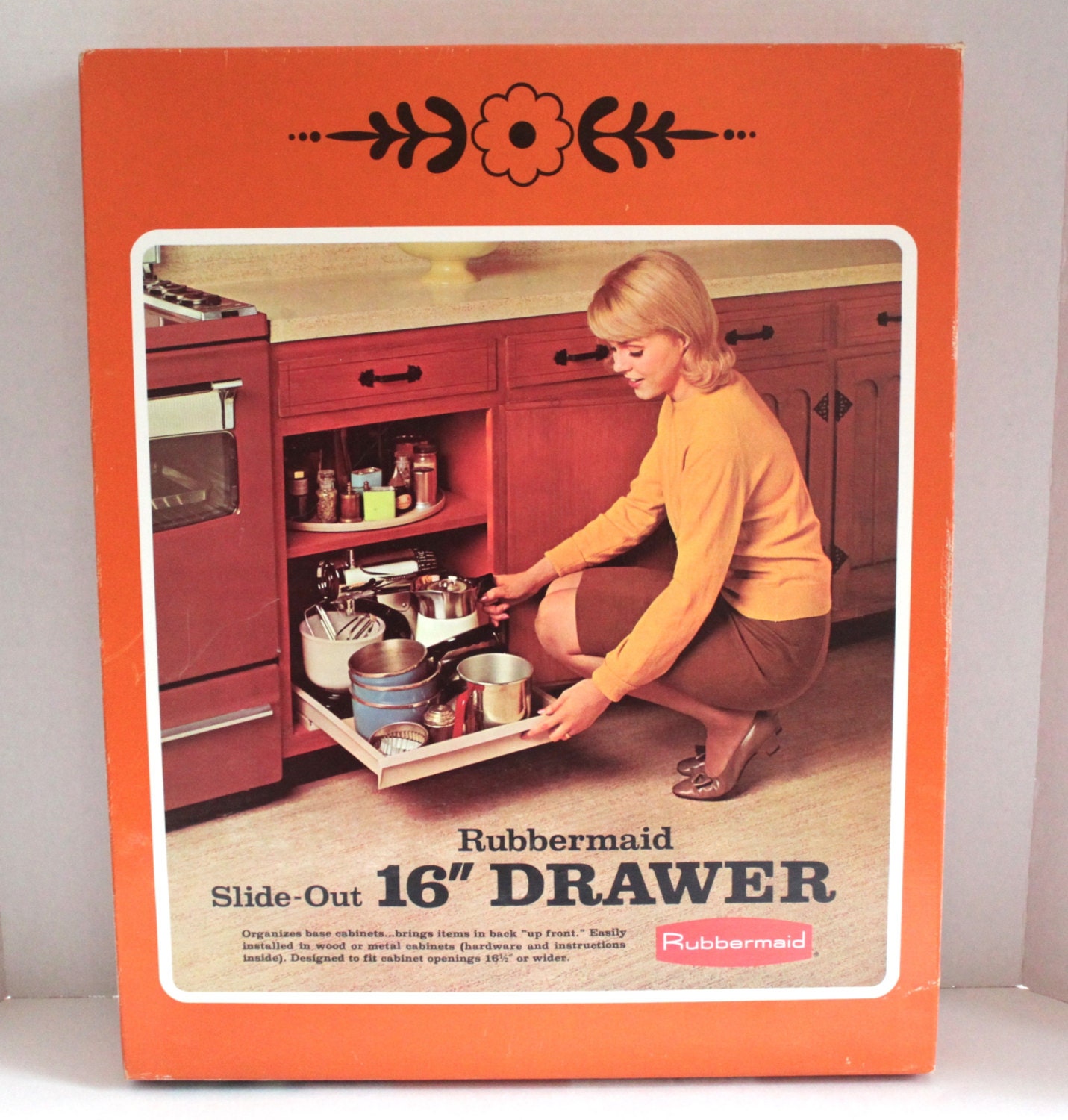 Vintage 1970 Rubbermaid 16″ Slide-Out Drawer No. 2311 New In Box ...
