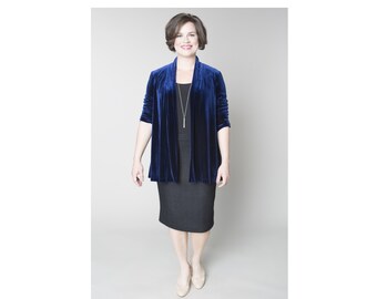 royal blue cardigan sweater for girls wedding