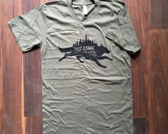 Cotton Tee <<Free Range and Feral T-Shirt>> Tee Shirt | Cotton | Custom Logo | Graphic tee