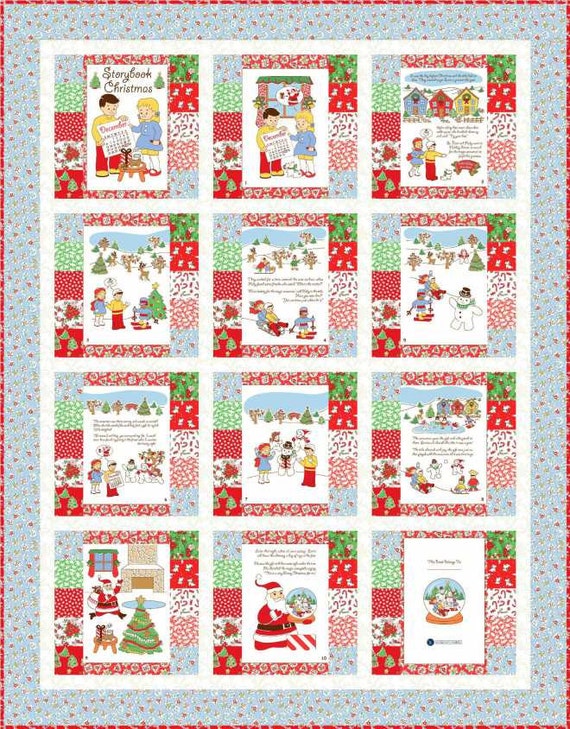 Storybook Christmas Quilt Kit by Wendy by SistersandQuilters