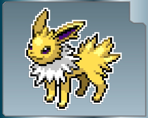 JOLTEON Sprite vinyl decal from Pokemon Sticker for Just About