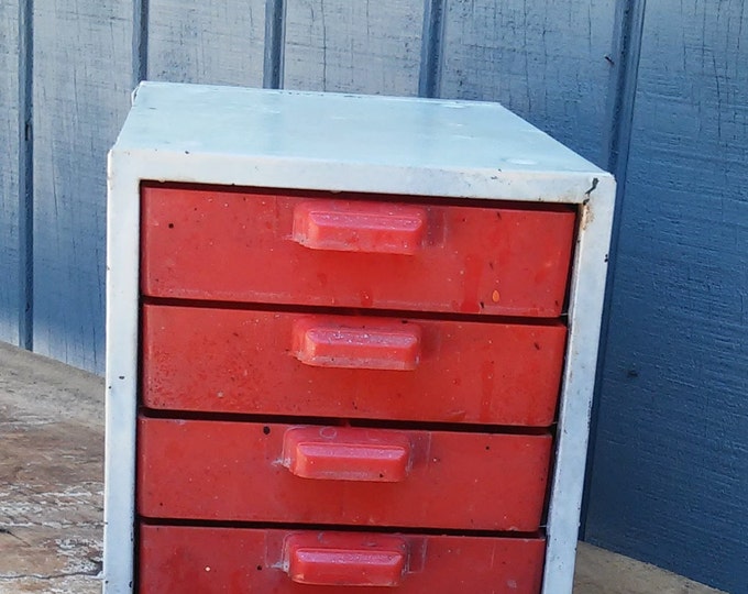 Metal File Cabinet with 4 Drawers - Tool Chest