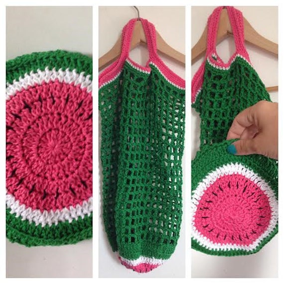 MELONBAG CROCHETPATTERN, Melon,Crochet Bag, Melon Bag, Crochet Pattern, Handmade, Tutorial, PDF- file, Instant Download, Crochet, Craft