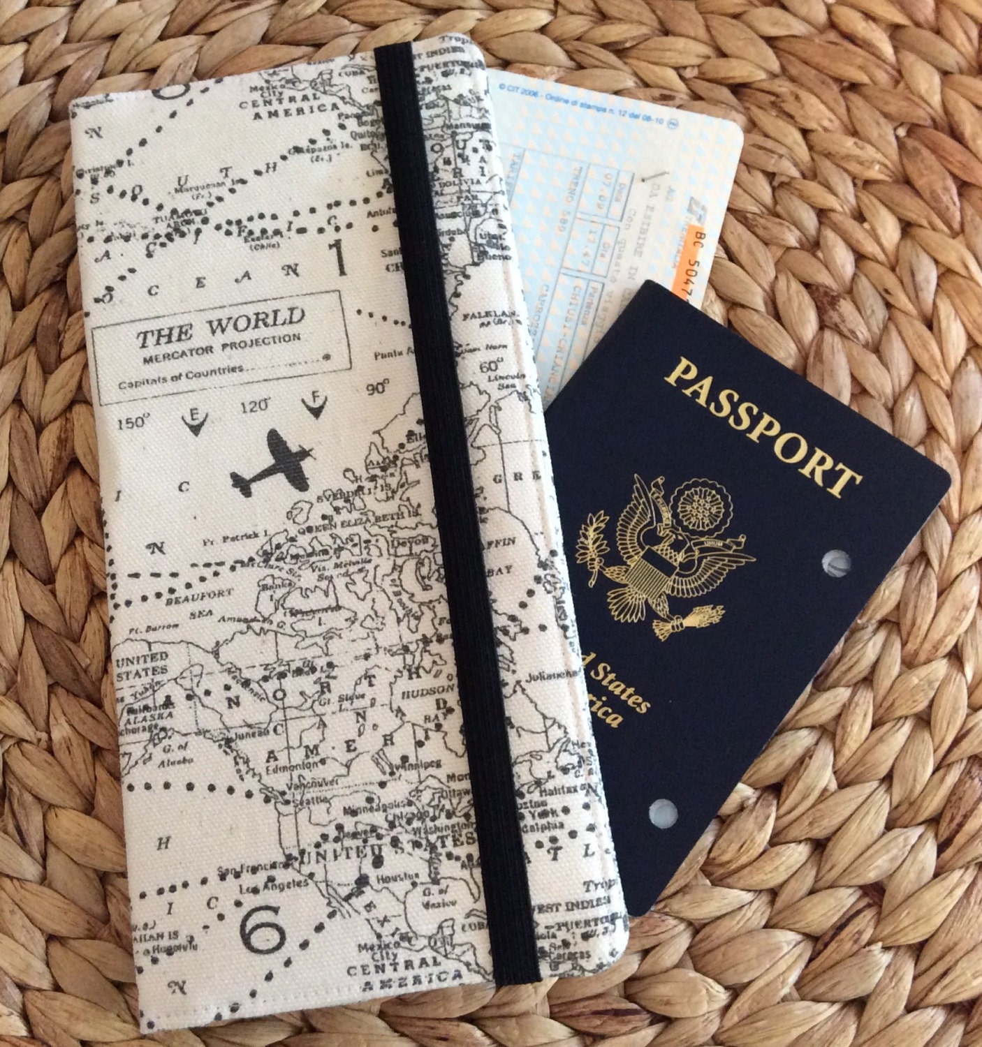 travel passport wallet typo