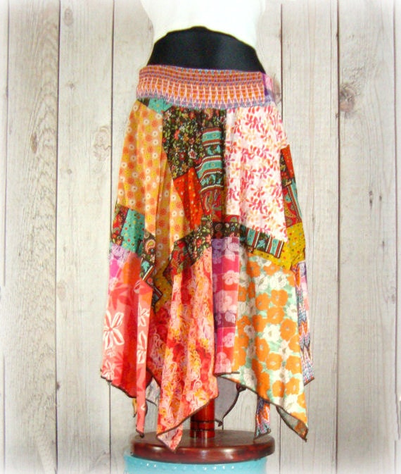 Asymmetric Sundress Cotton Sun Dress Festival Dress