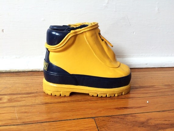 rain and hiking boots