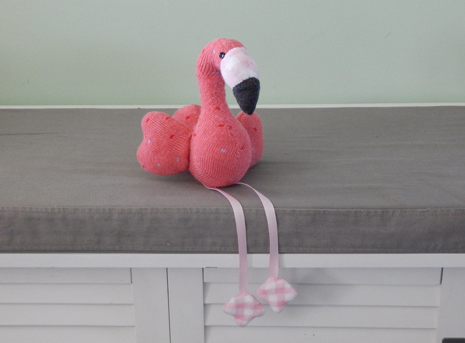 pink flamingo plush toy