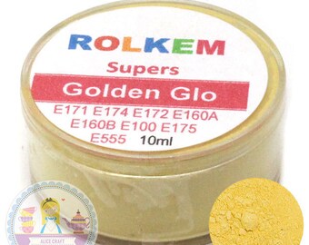 Super GOLDEN GLO Dust Edible Dust by Rolkem