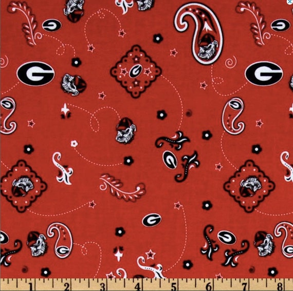 University of Fabric Bulldogs Cotton Fabric