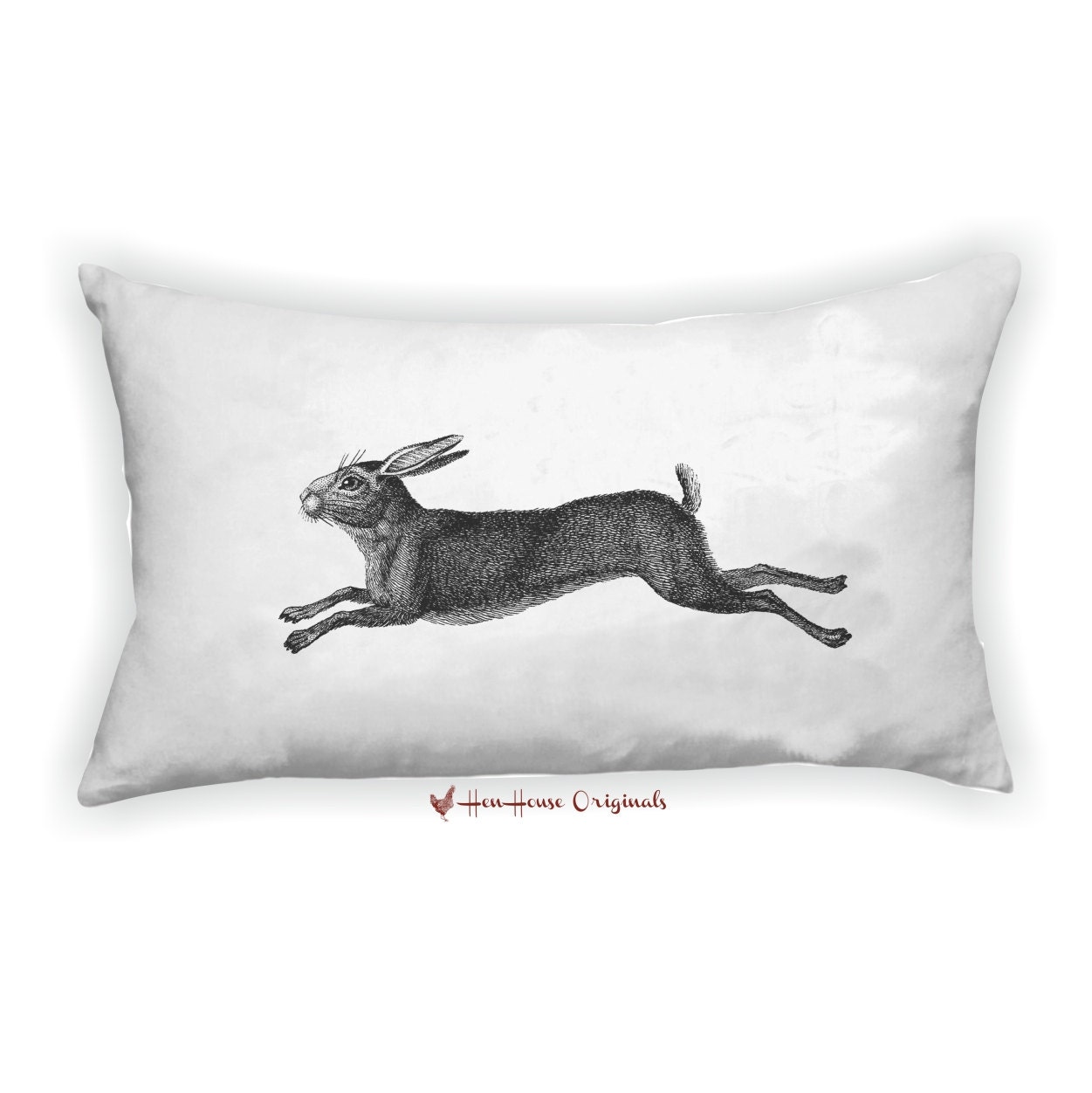 rabbit pillow cover