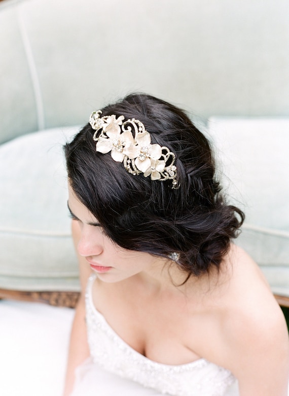 JOIE Gold Bridal Headband