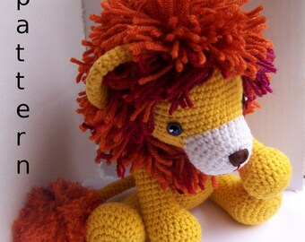 Instant Download Crochet Pattern-Baby Lion-Toy Lion-Amigurumi Lion-DIY Crochet Toy-Stuffed Toy Animal-Crochet Stuffed Lion