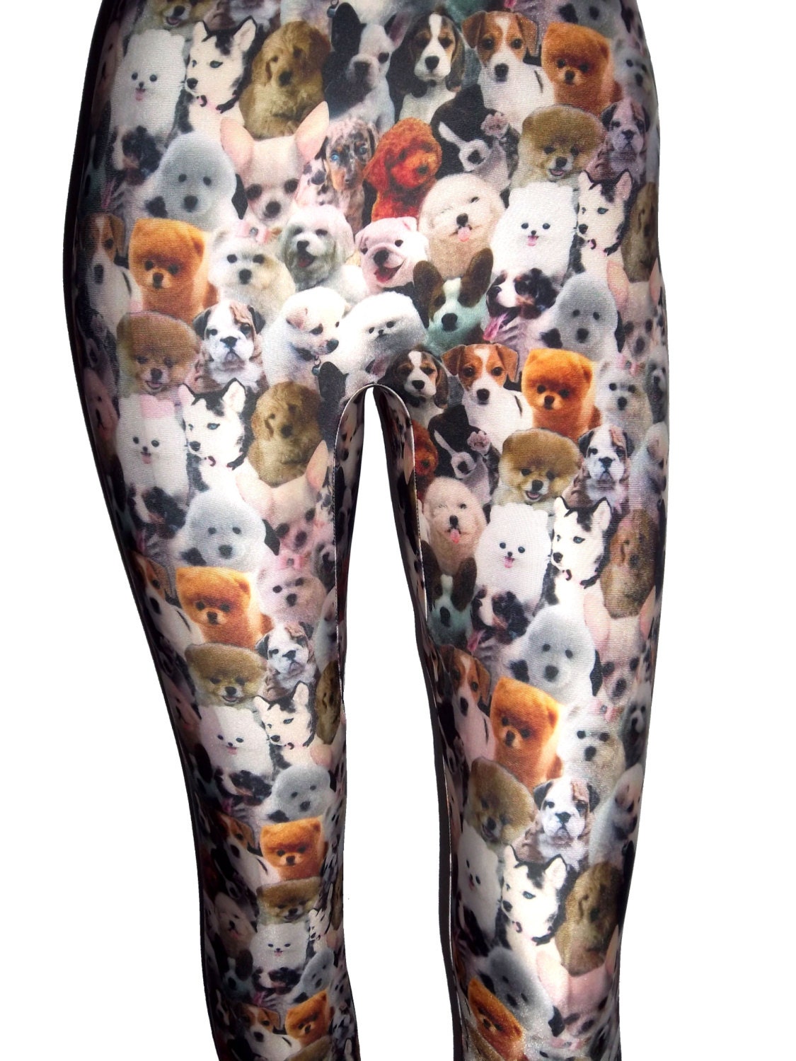Dog breed leggings with pockets - SWEDISH LAPPHUND - HERTTAHOUND - grey