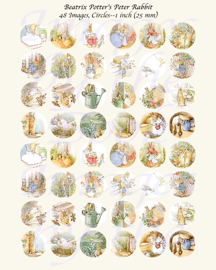 Beatrix Potter's Peter Rabbit Printables ONE by imagesbythebook