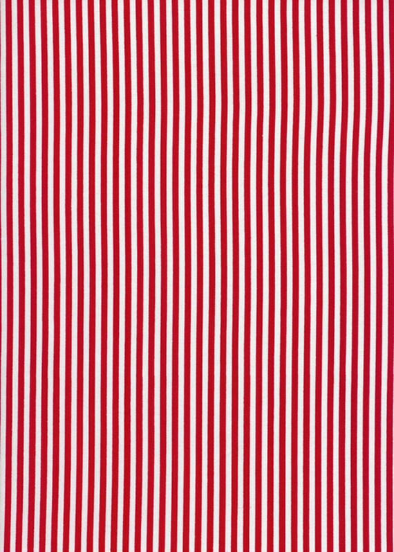 red and black pinstriped fabric