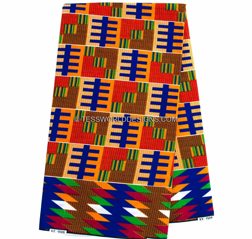 Quality Kente cloth Fabric by the yard/ Wholesale Supreme