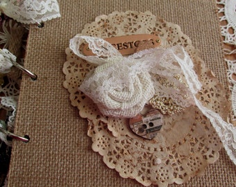 Scrapbook Album, Chipboard Album, Embellished Album, Family Scrapbook Album