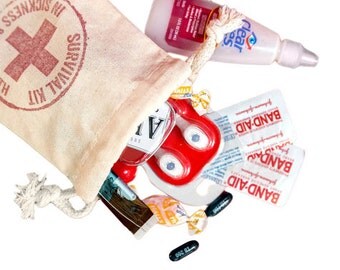 Survival Kit | Hangover Kits | Bachelorette Party Favor | Hangover Kits | Wedding Favor Bags | Bachelorette Bags| Design Survival Kit