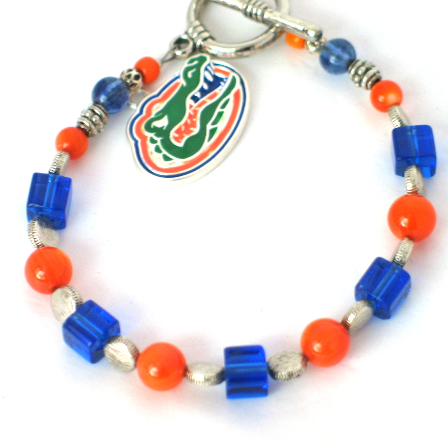 Florida Gators Necklace- Kennedy (Adjustable Slider Bead