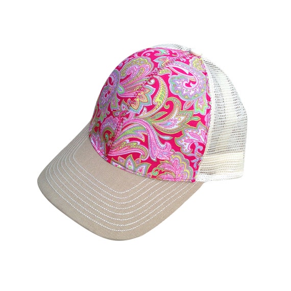 Baseball hat pink baseball cap pink trucker by MountainNativeHats