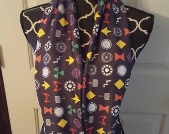 Superhero Avengers Inspired Symbols Infinity Scarf