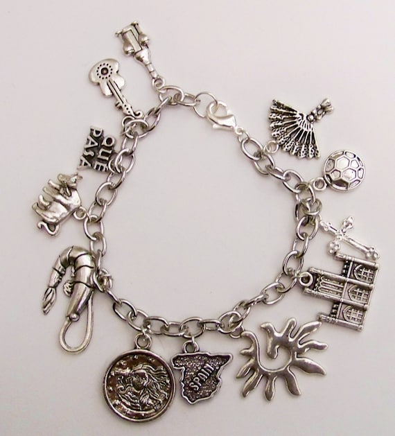 Spain Themed Charm Bracelet Everything Spain Spain Travel